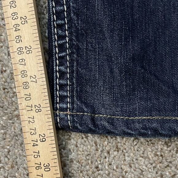 Silver Jeans Eddie EMC Denim Straight Leg 35 x 29 Hemmed READ - Picture 10 of 12